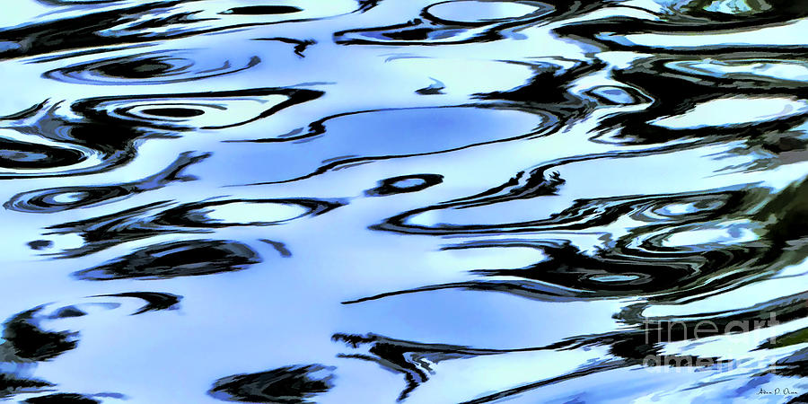 Ripples In Blue Photograph by Adam Olsen