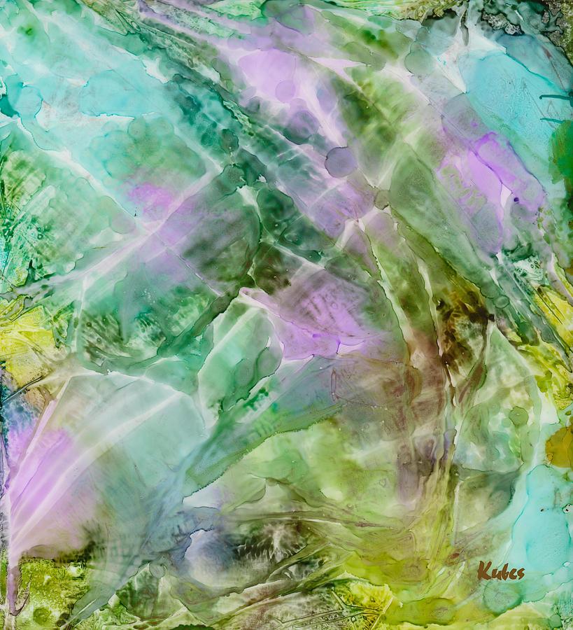 Ripples On Water Painting by Susan Kubes