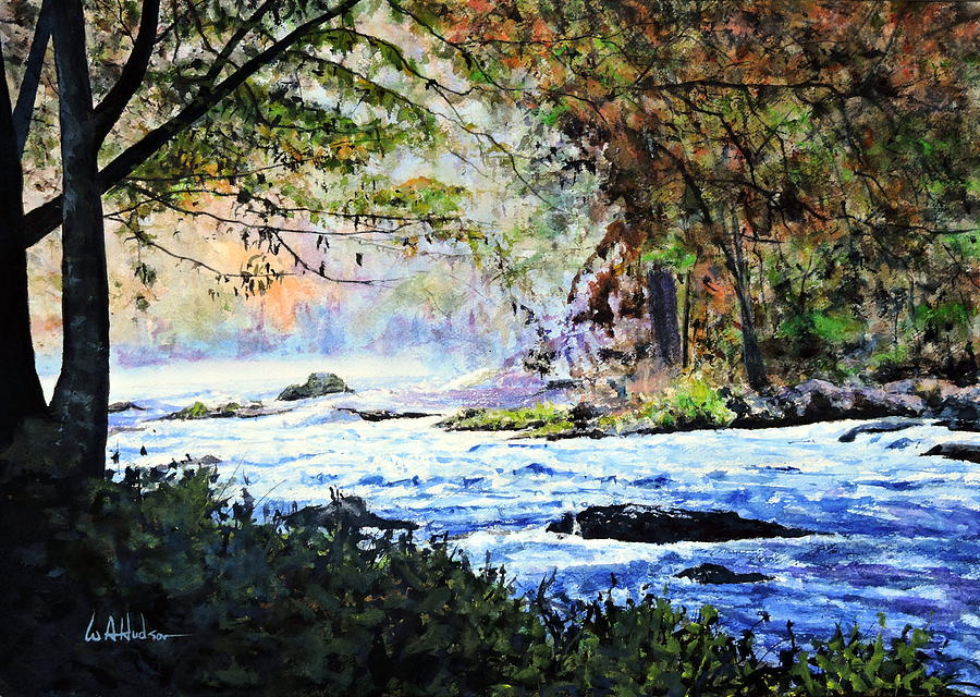 Rippling Waters Painting by Bill Hudson