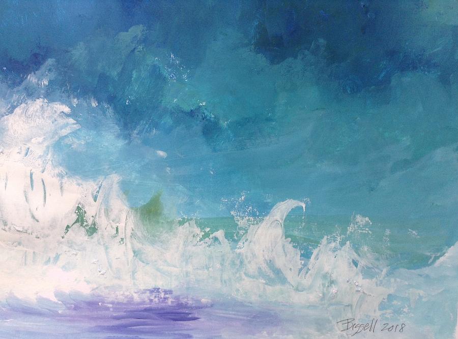 Ocean Painting - Riptide by Mickey Bissell