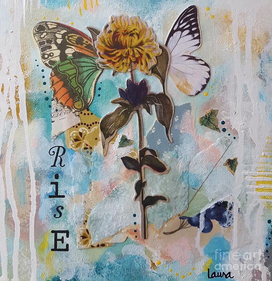 Rise Mixed Media by Laura Miller