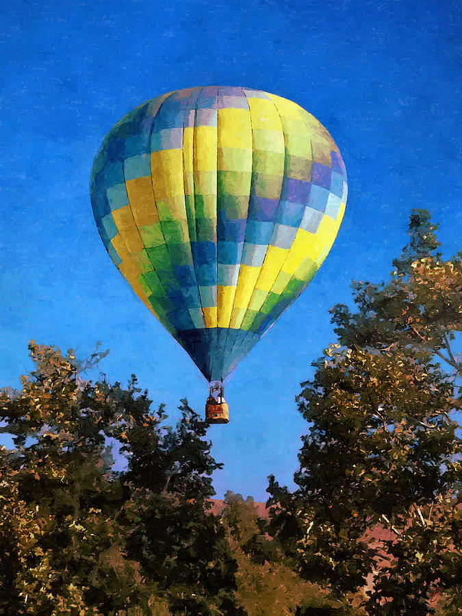 Rising Above - Hot Air Balloon Photograph by Glenn McCarthy Art and Photography