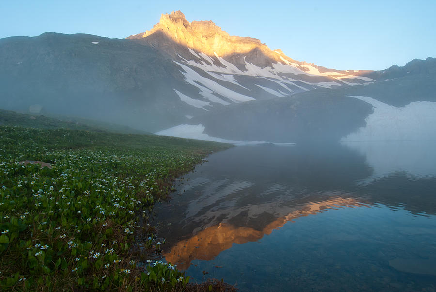 Rising Fog in the Alpine Photograph by Cascade Colors