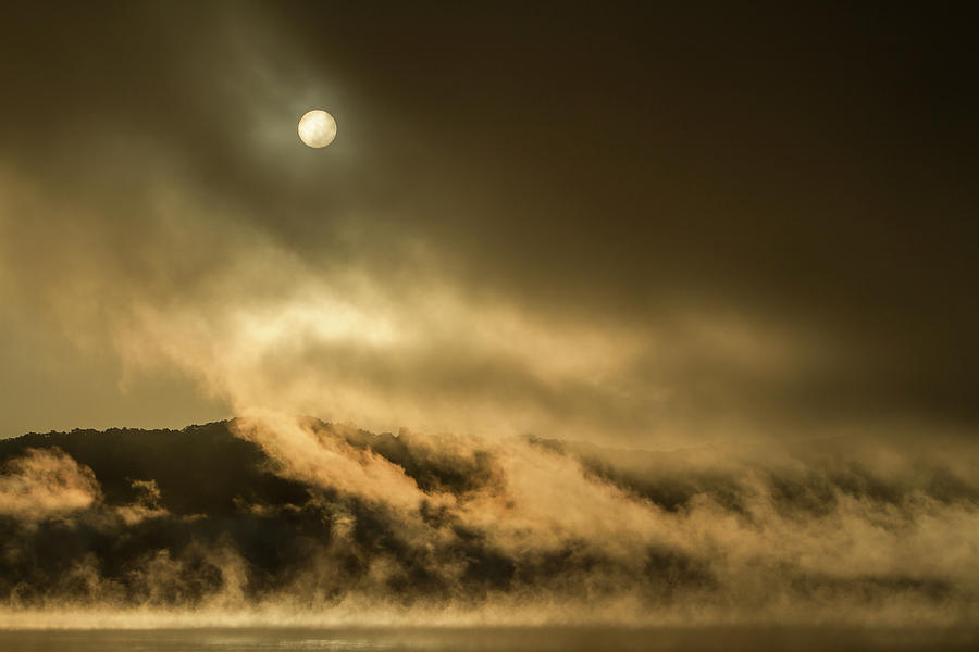 Rising Fog Photograph by Randall Evans