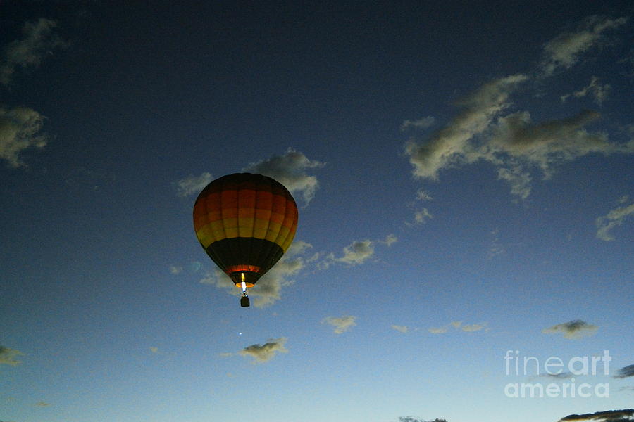 Albuquerque Photograph - Rising in the dawn sky by Jeff Swan