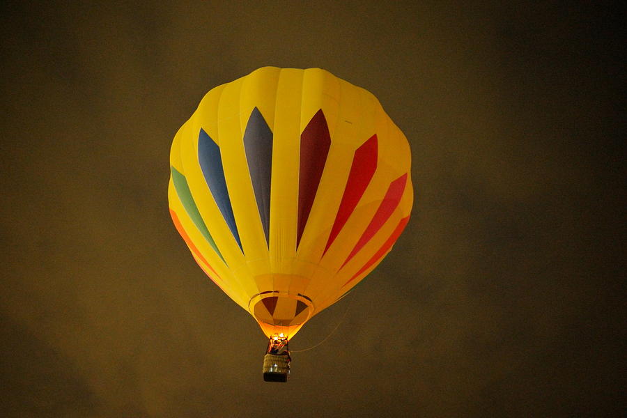 Balloon Fiesta Photograph - Rising in the early dawn by Jeff Swan