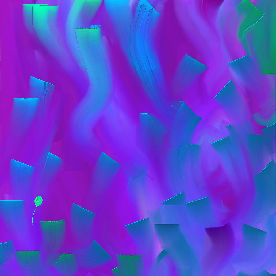Upward Movement Digital Art - Rising by Mathilde Vhargon Upward Movement Digital Art - Rising by Mathilde Vhargon
