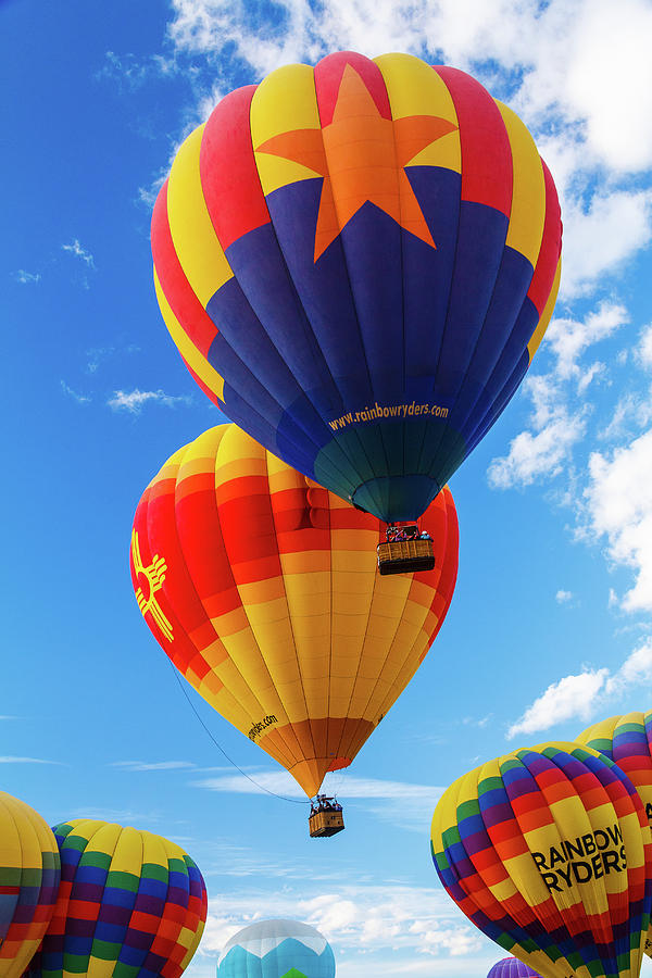 Rising Star Balloons Photograph by Steven Bateson