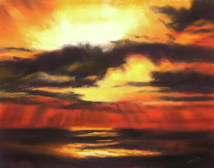 Rising Storm Painting by Sandi Snead