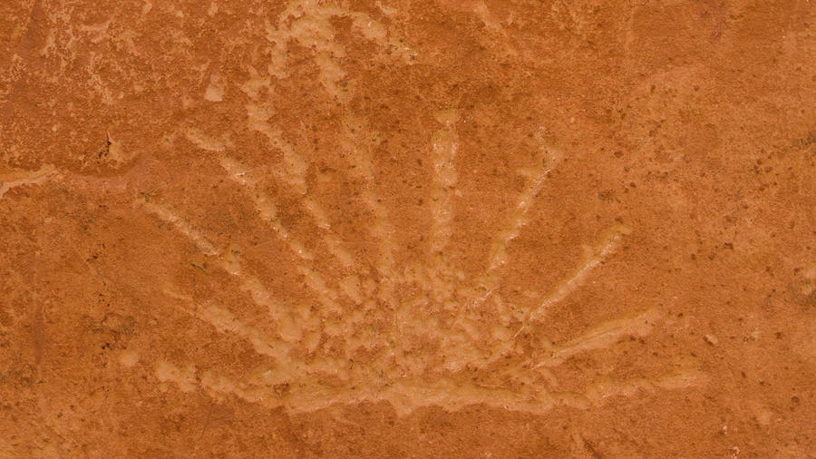 Rising Sun Petroglyph Capitol Reef National Park Utah Photograph by Lawrence S Richardson Jr