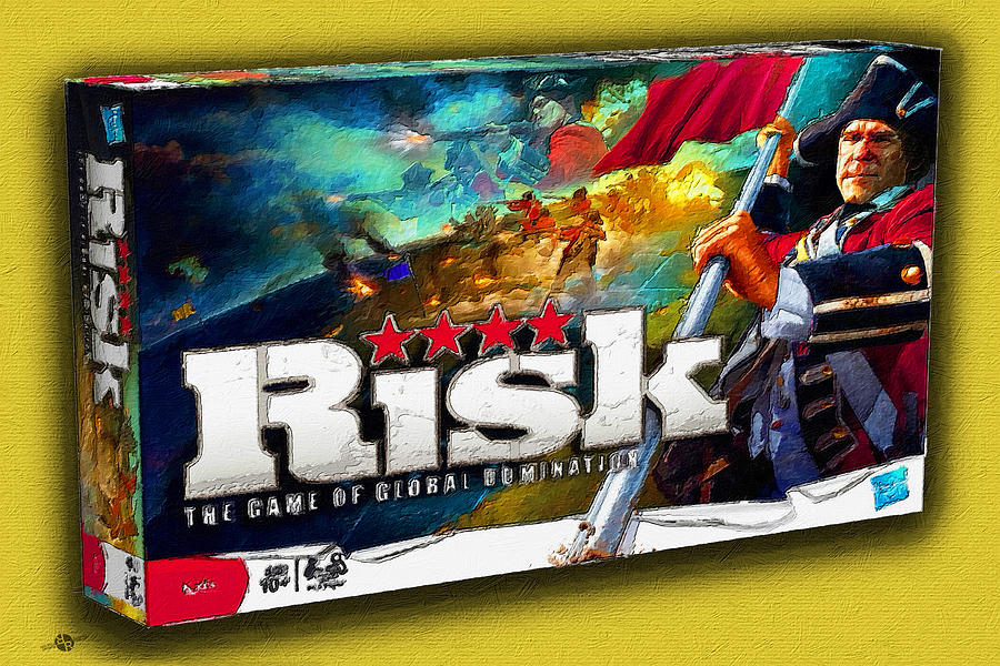 Risk Board Game Painting Painting by Tony Rubino
