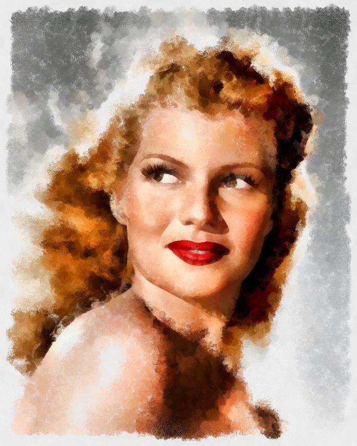 Rita Hayworth Painting