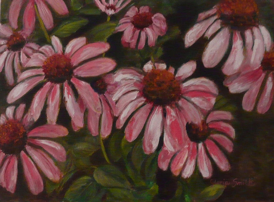 Ritas Flowers Painting by Gloria Smith