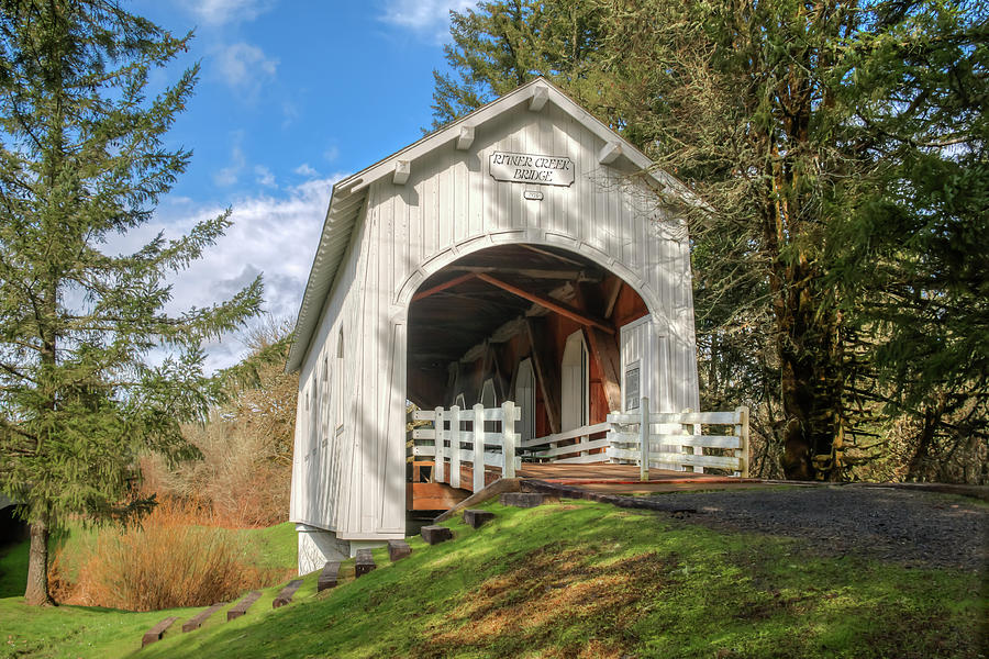 Ritner Creek Covered Bridge 0739 Photograph by Kristina Rinell