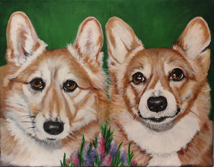 Rito and Rosco Painting by Carol Russell