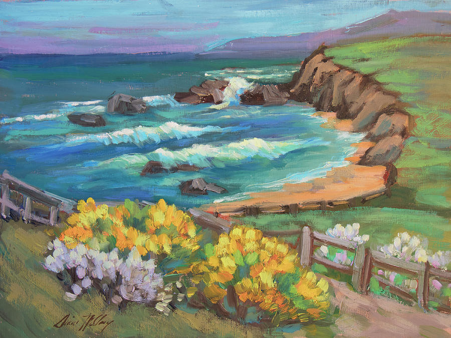 San Francisco Painting - Ritz Carlton at Half Moon Bay by Diane McClary