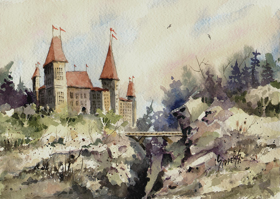 Ritzenberg Castle Painting by Sam Sidders