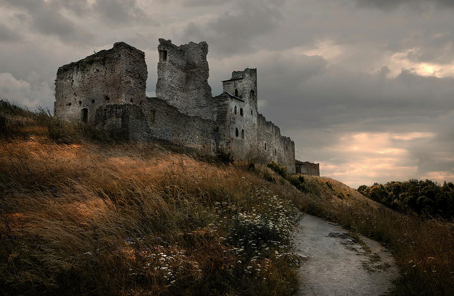 Ruined castle in Rakvere Photograph by Jaroslaw Blaminsky