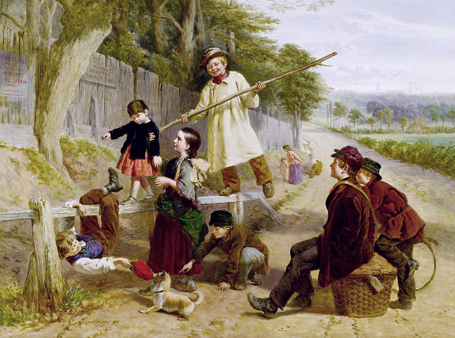 Rivals to Blondin Painting by William Henry Knight