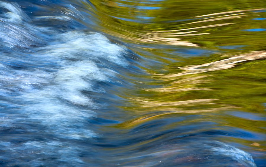 River Abstract Photograph by Irwin Barrett