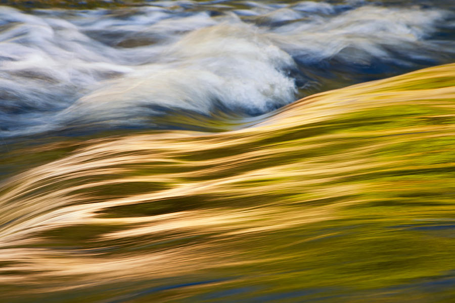 River Abstract#2 Photograph by Irwin Barrett