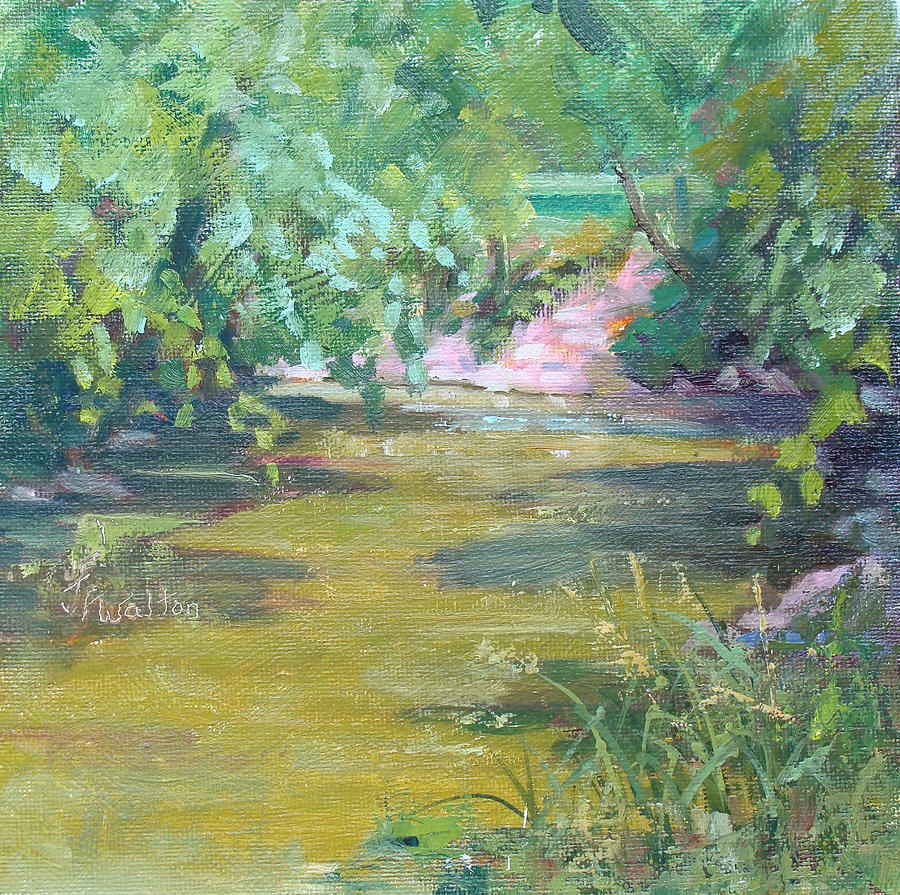 River after the Storm Painting by Judy Fischer Walton
