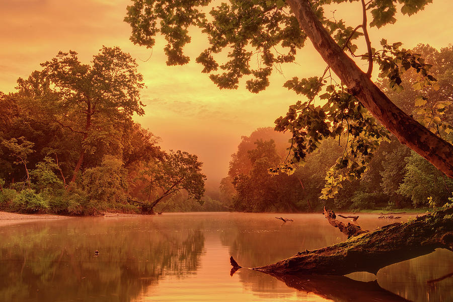 River at Dawn Photograph by Robert Charity