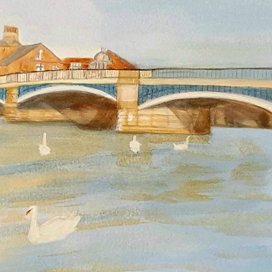 River At Royal Windsor Painting by Joanne ONeill