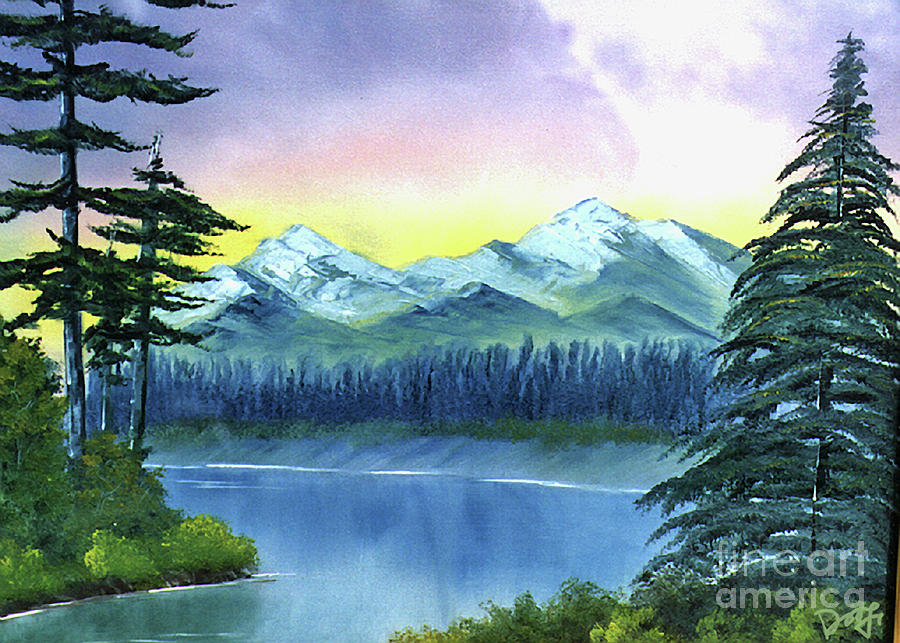 River Bend Painting by Dee Flouton