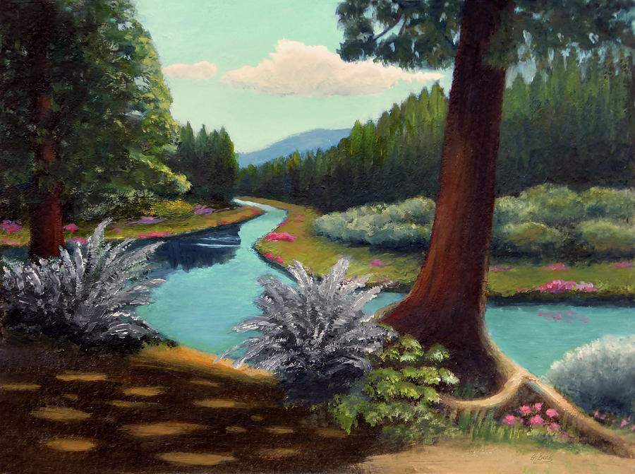 River Bend Painting by Gordon Beck