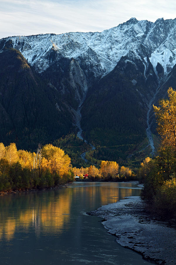 River bend Mount Currie Photograph by Pierre Leclerc Photography