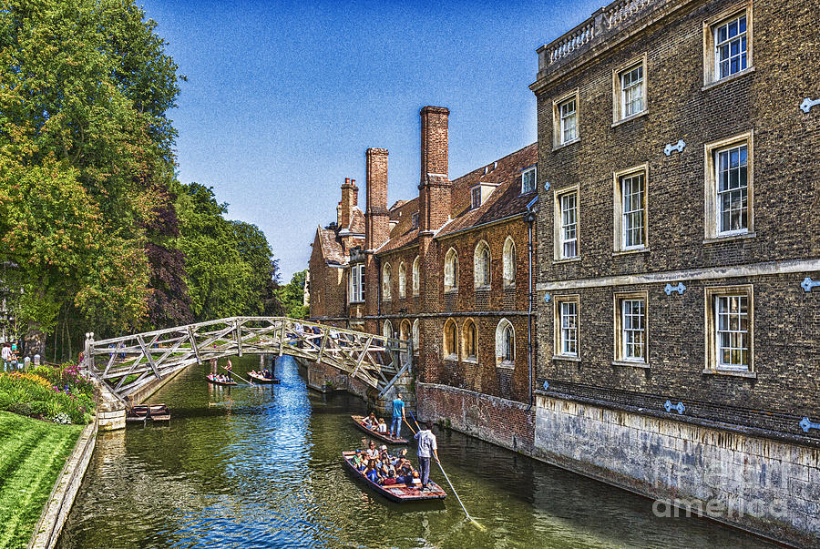 River Cam in Cambridge 3 Photograph by Ian Dagnall