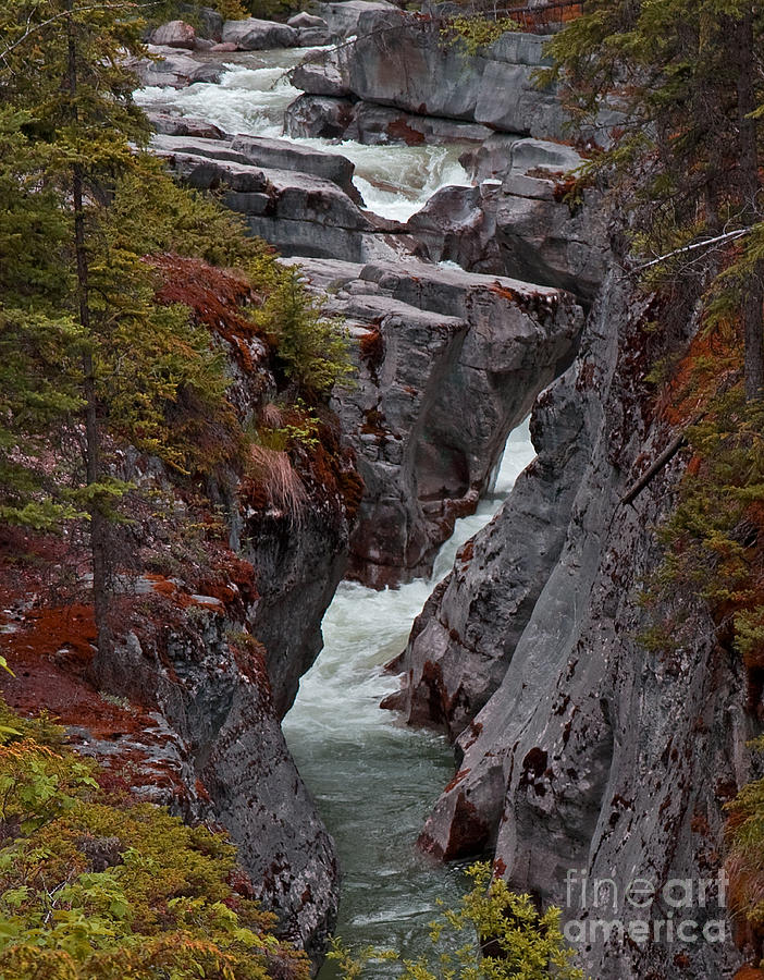 River Canyon at Jasper Photograph by Robert Pilkington