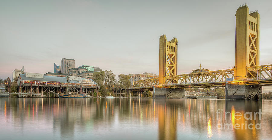 Old Sac Photograph - River City Waterfront by Charles Garcia