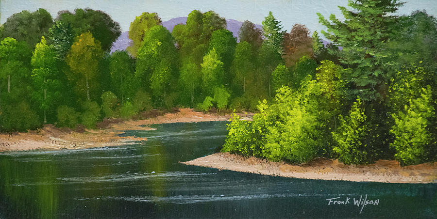 River Confluence Painting by Frank Wilson