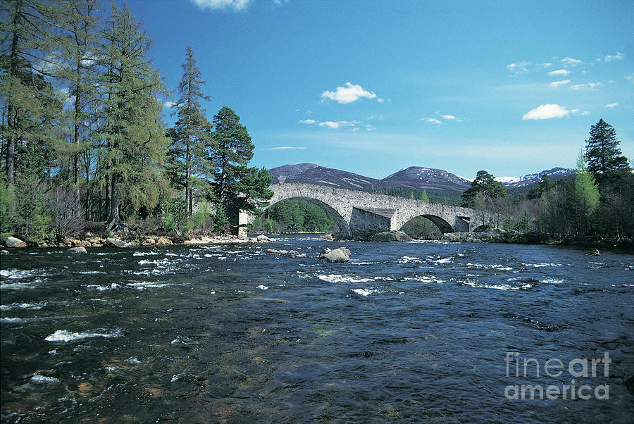 River Dee at Invercauld Old Brig - Aberdeenshire Photograph by Phil Banks