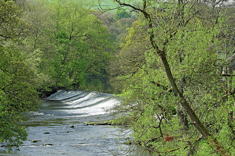 River Derwent Weir - Baslow Photograph