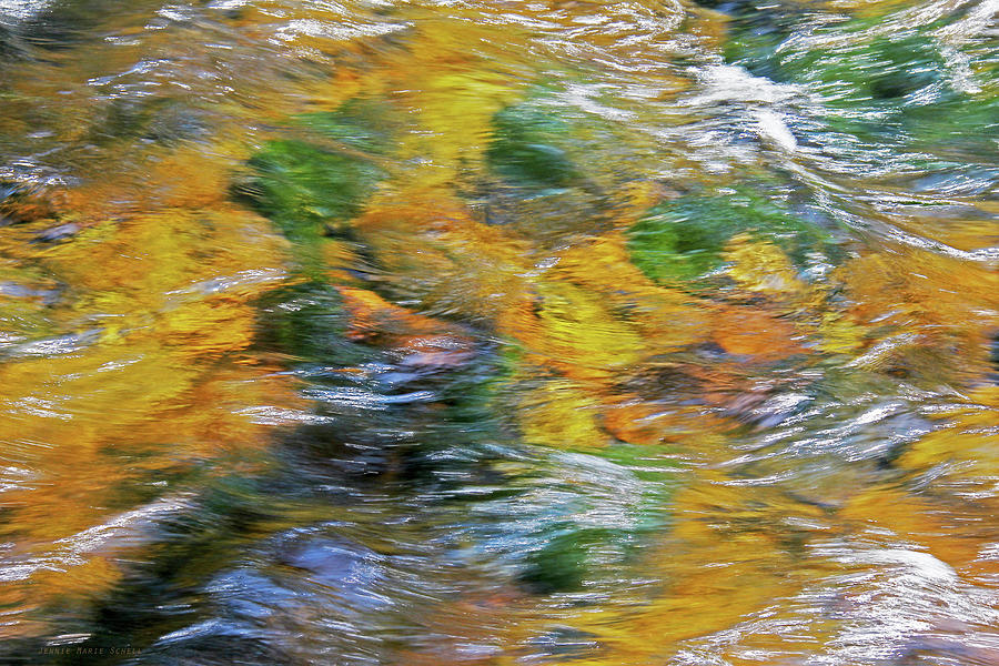 River Flow Abstract Two Photograph by Jennie Marie Schell