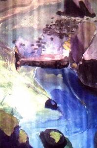 Landscape Painting - River Goddess by Harry Weisburd Landscape Painting - River Goddess by Harry Weisburd
