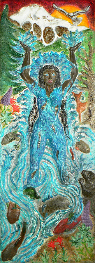 River Goddess, Salmona Photograph by Laurel Marie Hagner - Pixels