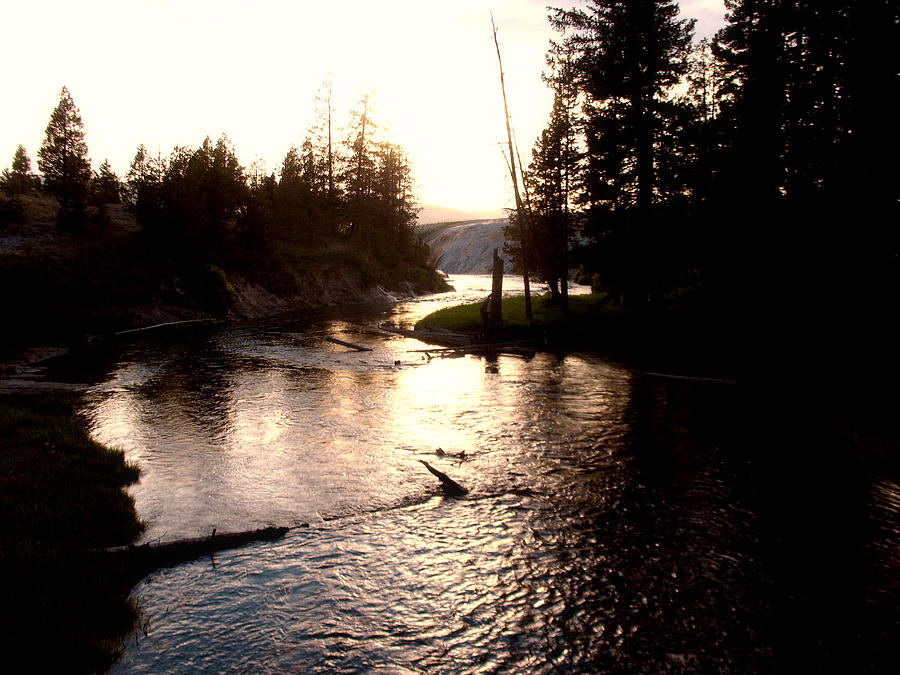 River in Yellowstone Photograph by Jana Goode