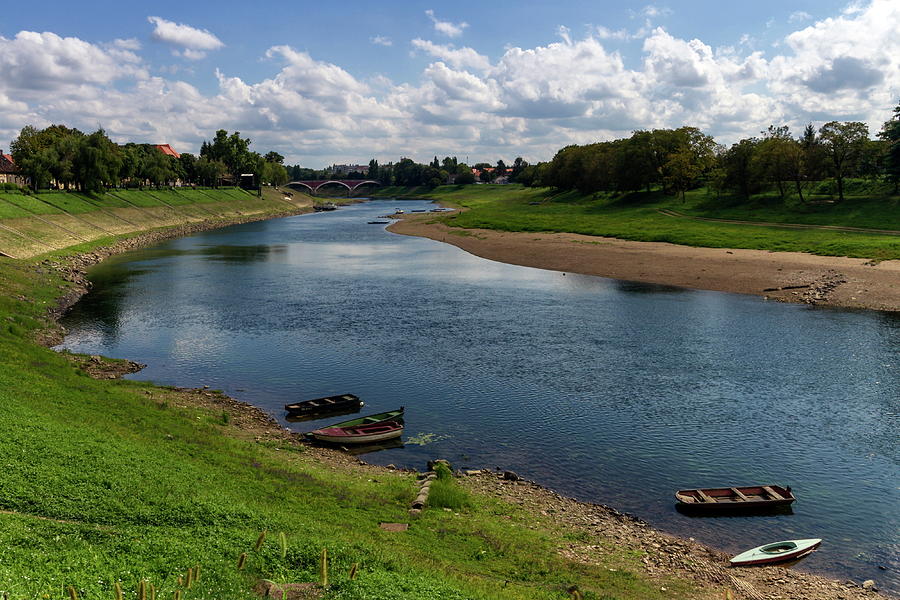 River Kupa in Sisak, Croatia Photograph by Elenarts - Elena Duvernay photo