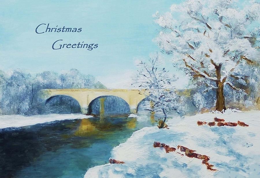 River Lune at Christmas Painting by Nigel Radcliffe