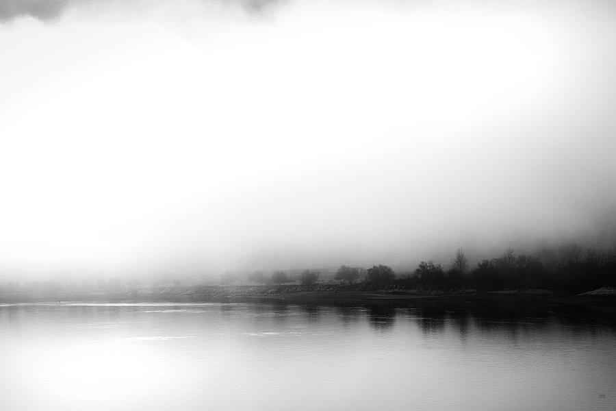 River Mist Haiku Photograph by Theresa Tahara