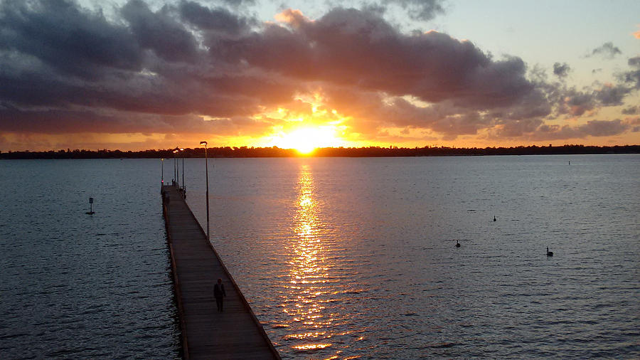 Sunset Photograph - River of the sunsets by Oscar Moreno Sunset Photograph - River of the sunsets by Oscar Moreno