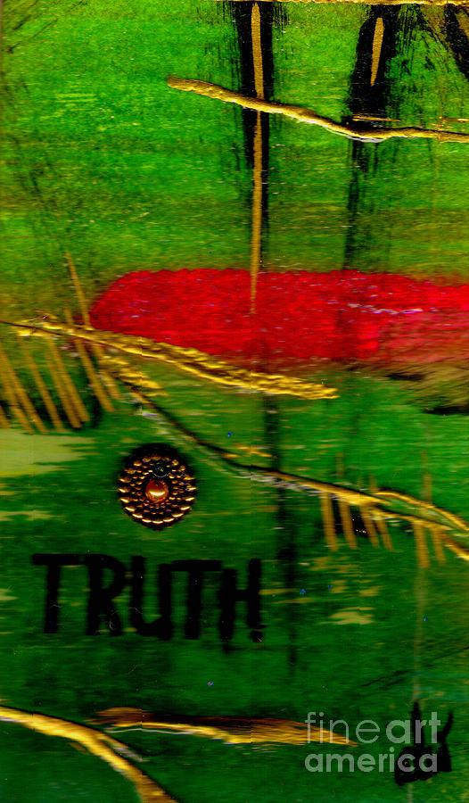 River of Truth Mixed Media by Angela L Walker