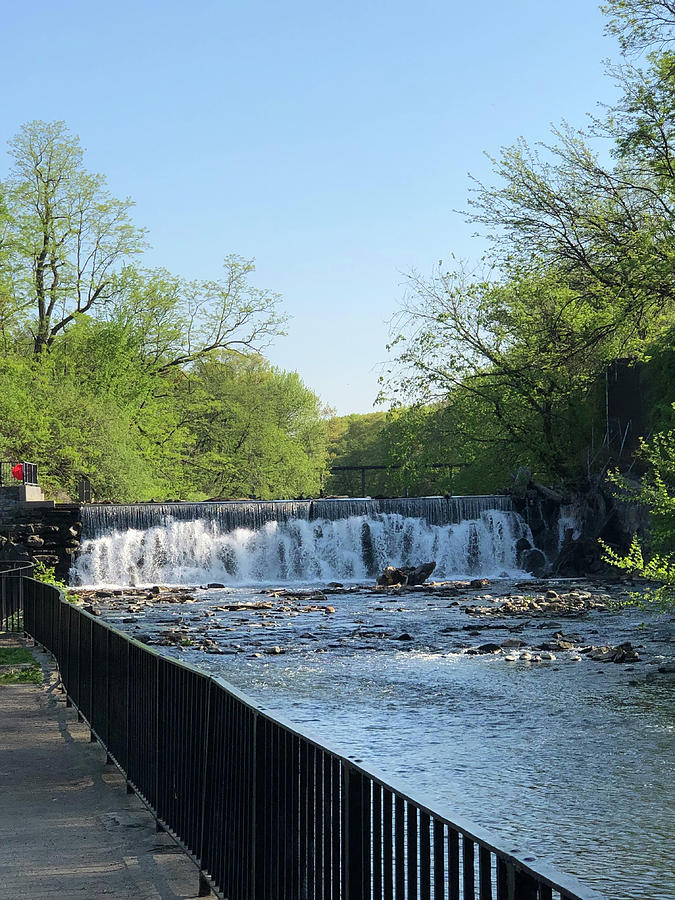 River Park Waterfall the Bronx Photograph by William E Rogers