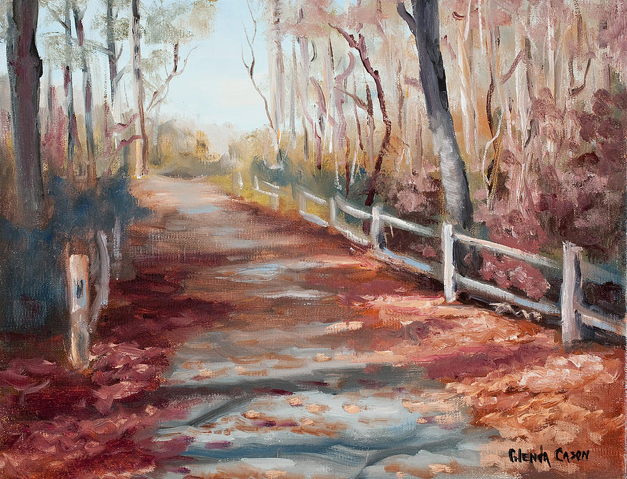 River Path Painting by Glenda Cason