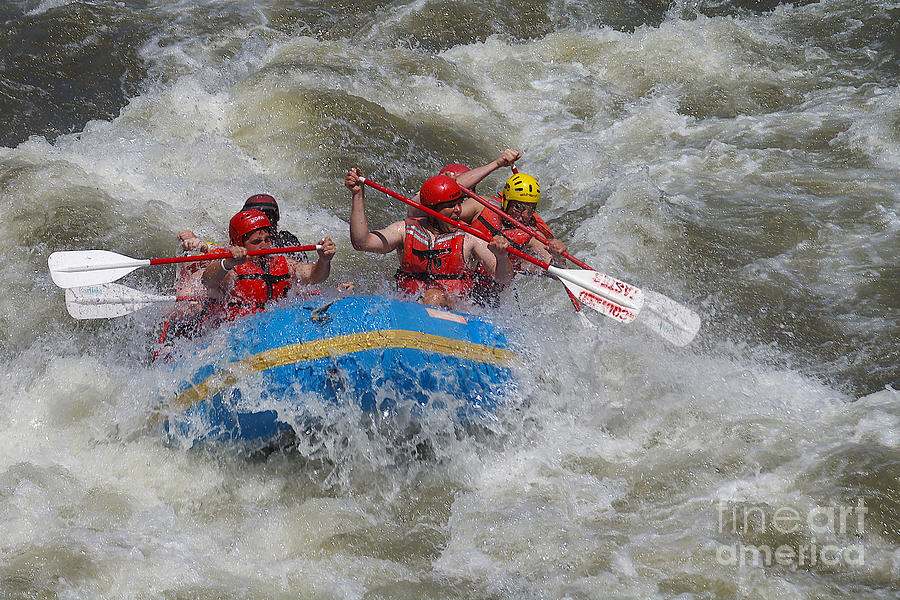 Colorado Photograph - River Rafters by Rich Walter