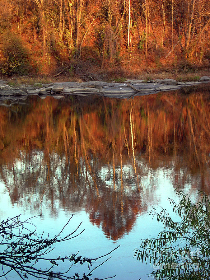 River Reflection Photograph by Skip Willits